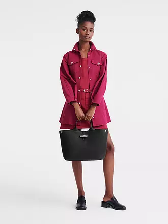 LONGCHAMP | Le Roseau Shopper, Noir | 